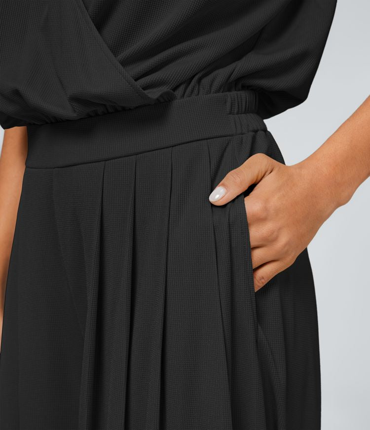Easy Flow Romper - Black or Lavender