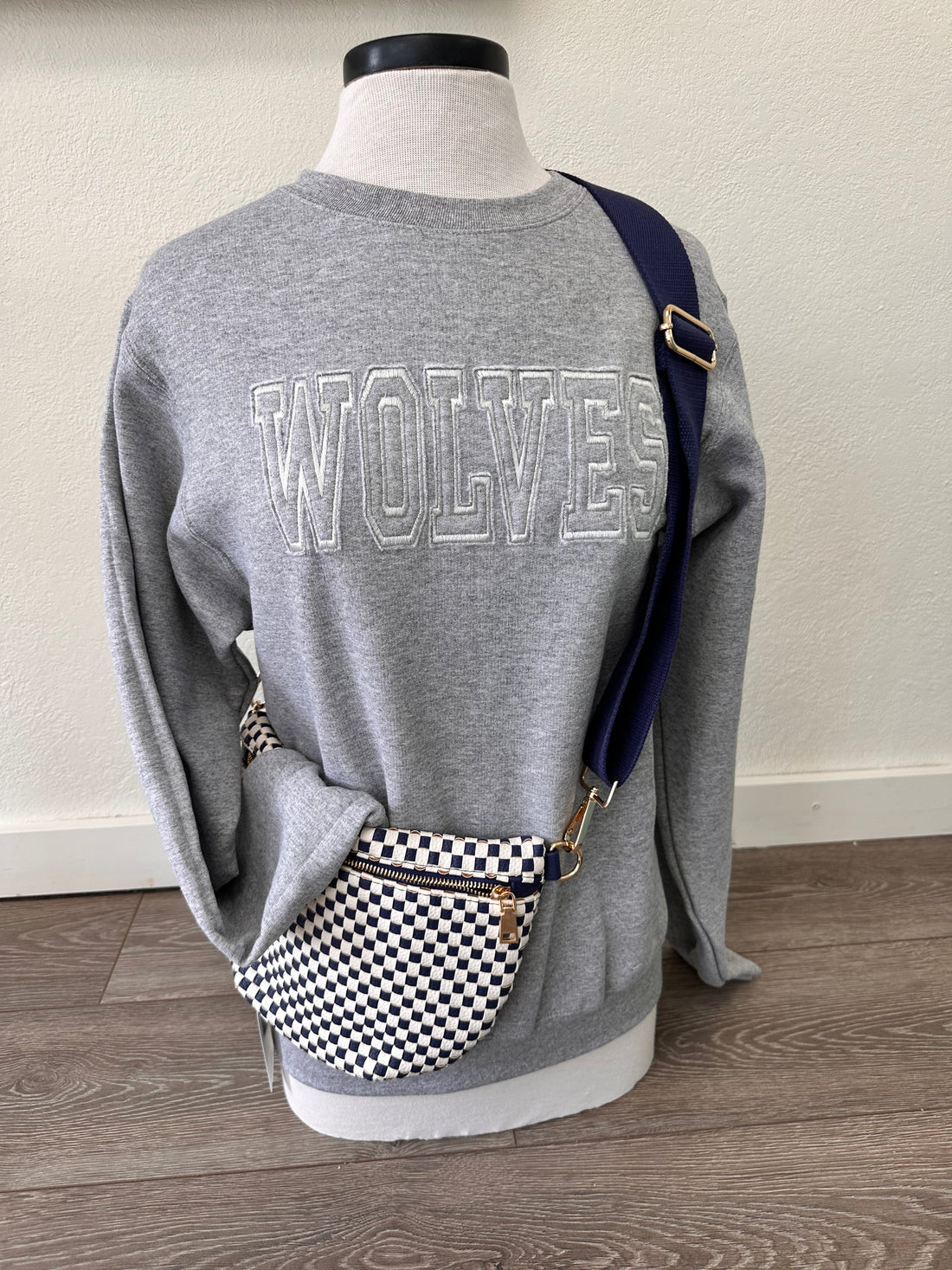 PREORDER - Gray Wolves Appliqué Sweatshirt