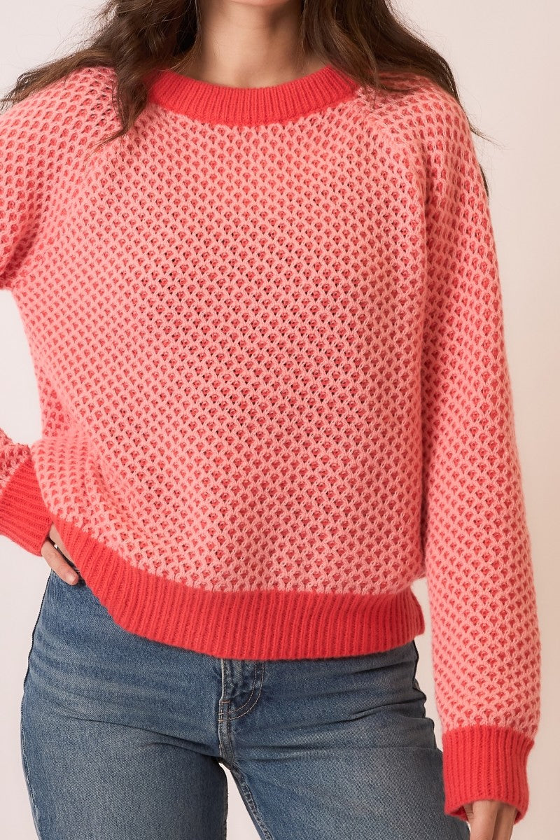 Major Details Waffle Sweater