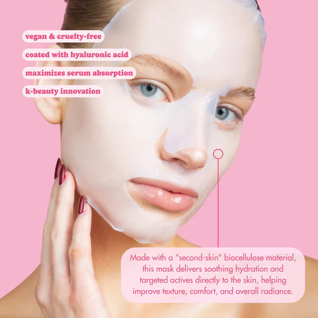 Strawberry Coco Rosé Soothing Biocellulose Mocktail Mask