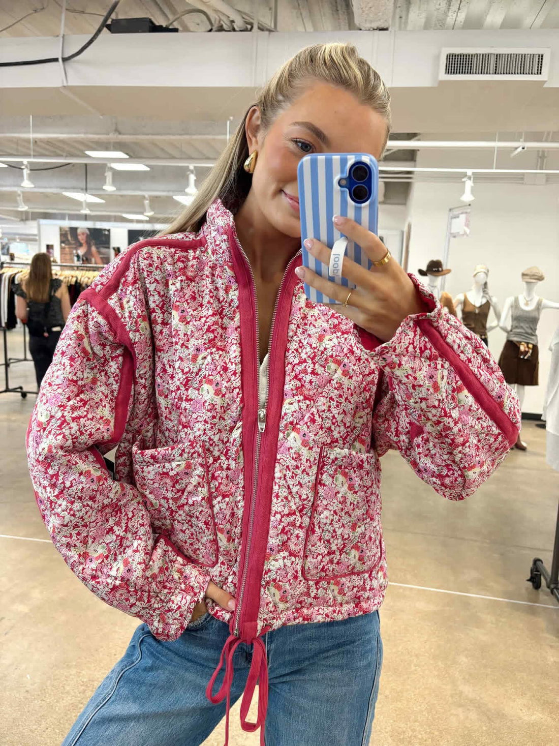 Pink Floral Jacket