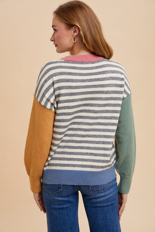 Plenty of Happiness Striped Sweater