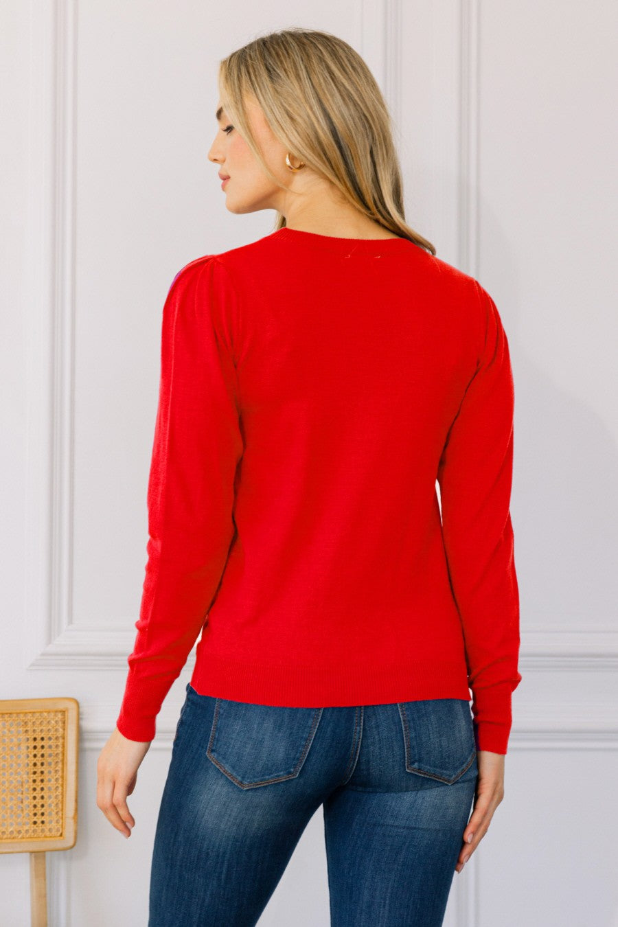 Estelle Red Sweater