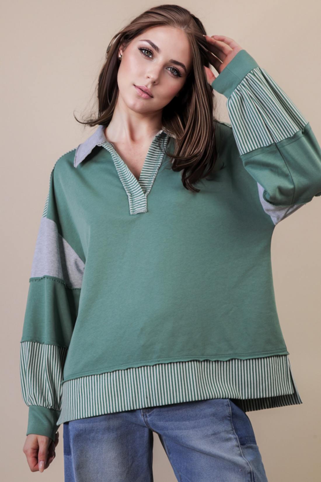 Sage Lazy Day Top
