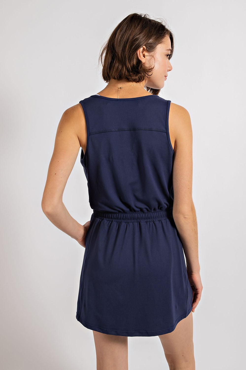 All Play No Work Navy Romper Dress