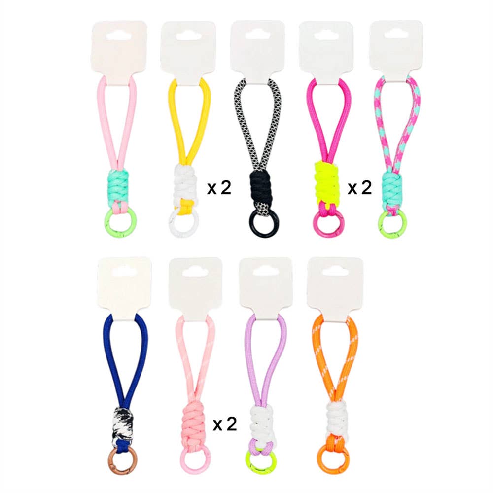 Braided Loopy Keychains