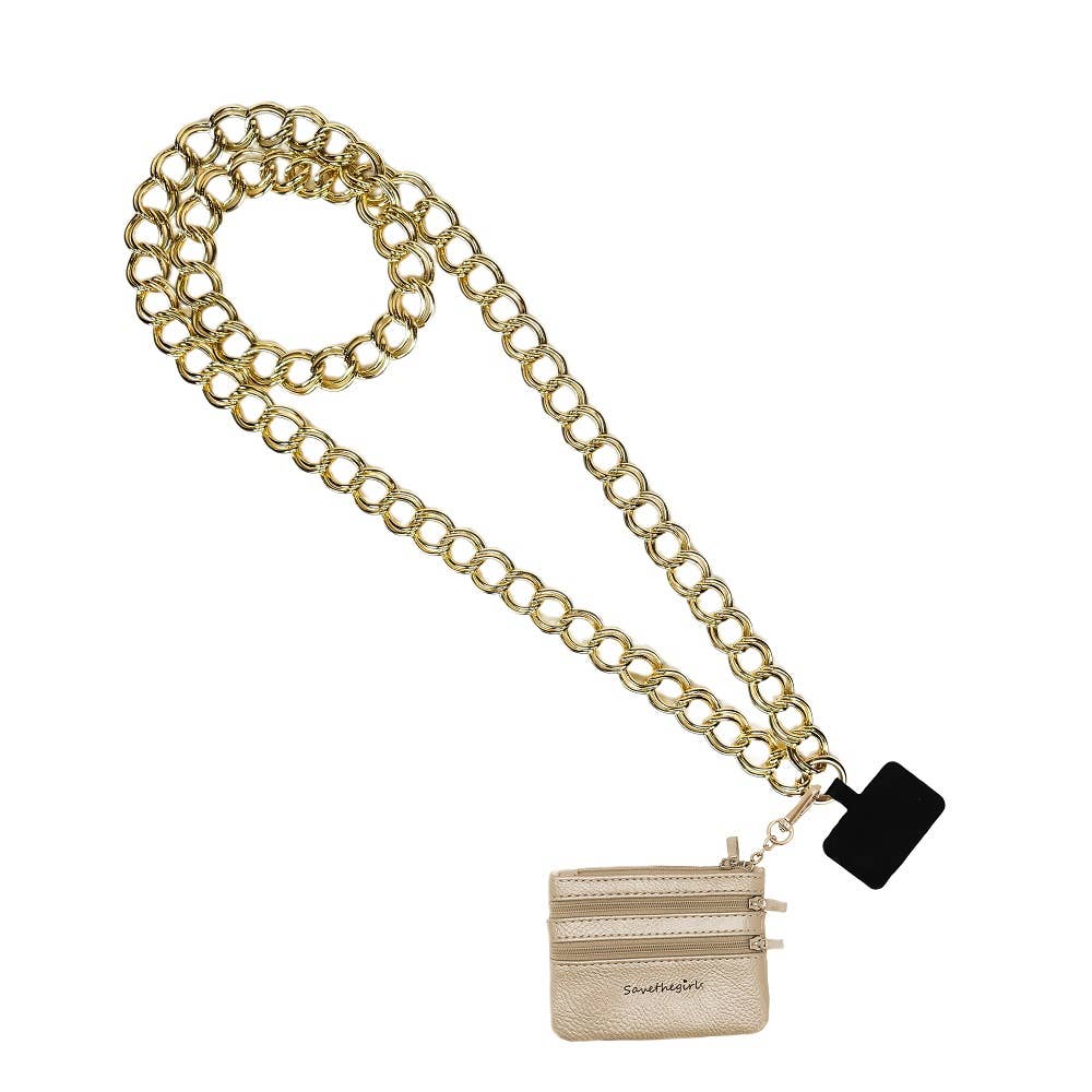 Clip &amp; Go Double Link Chain Collection: Double Link Gold