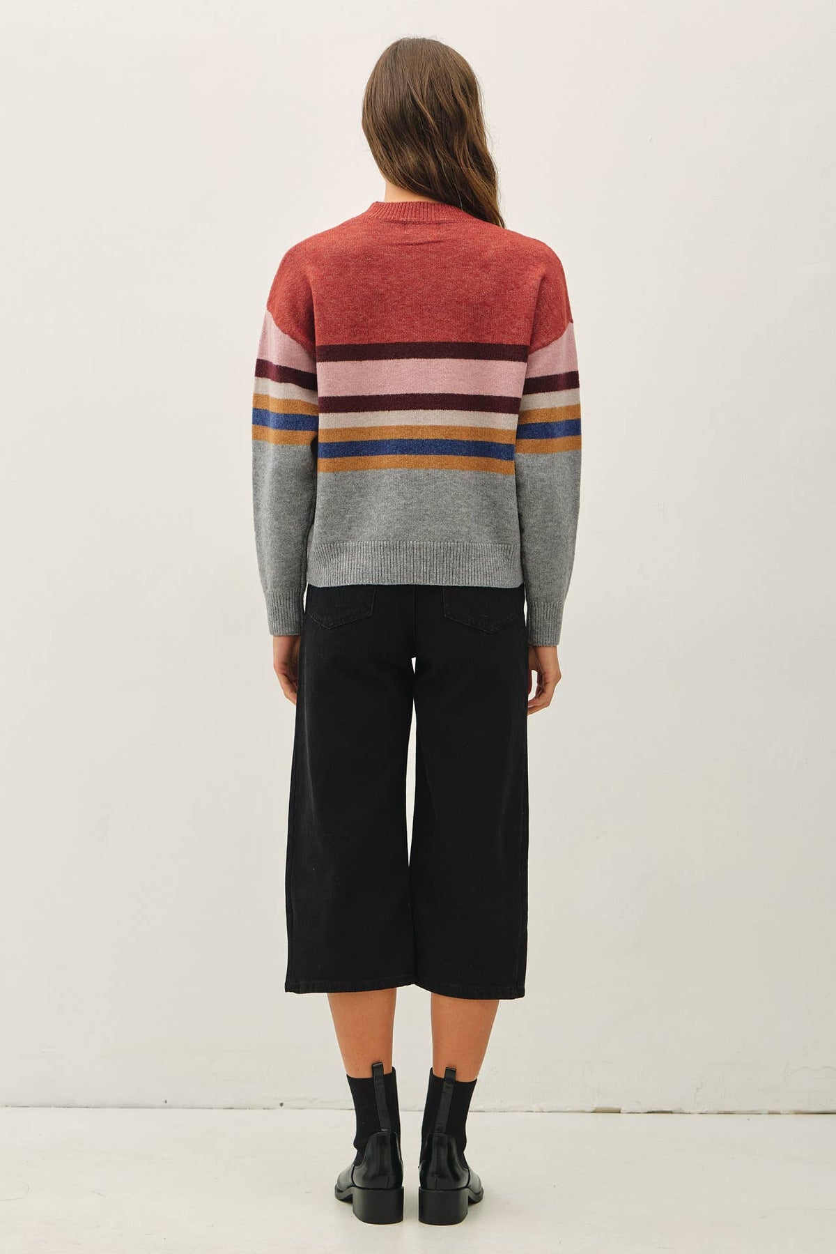 Lauren MULTI COLOR BLOCKED SWEATER