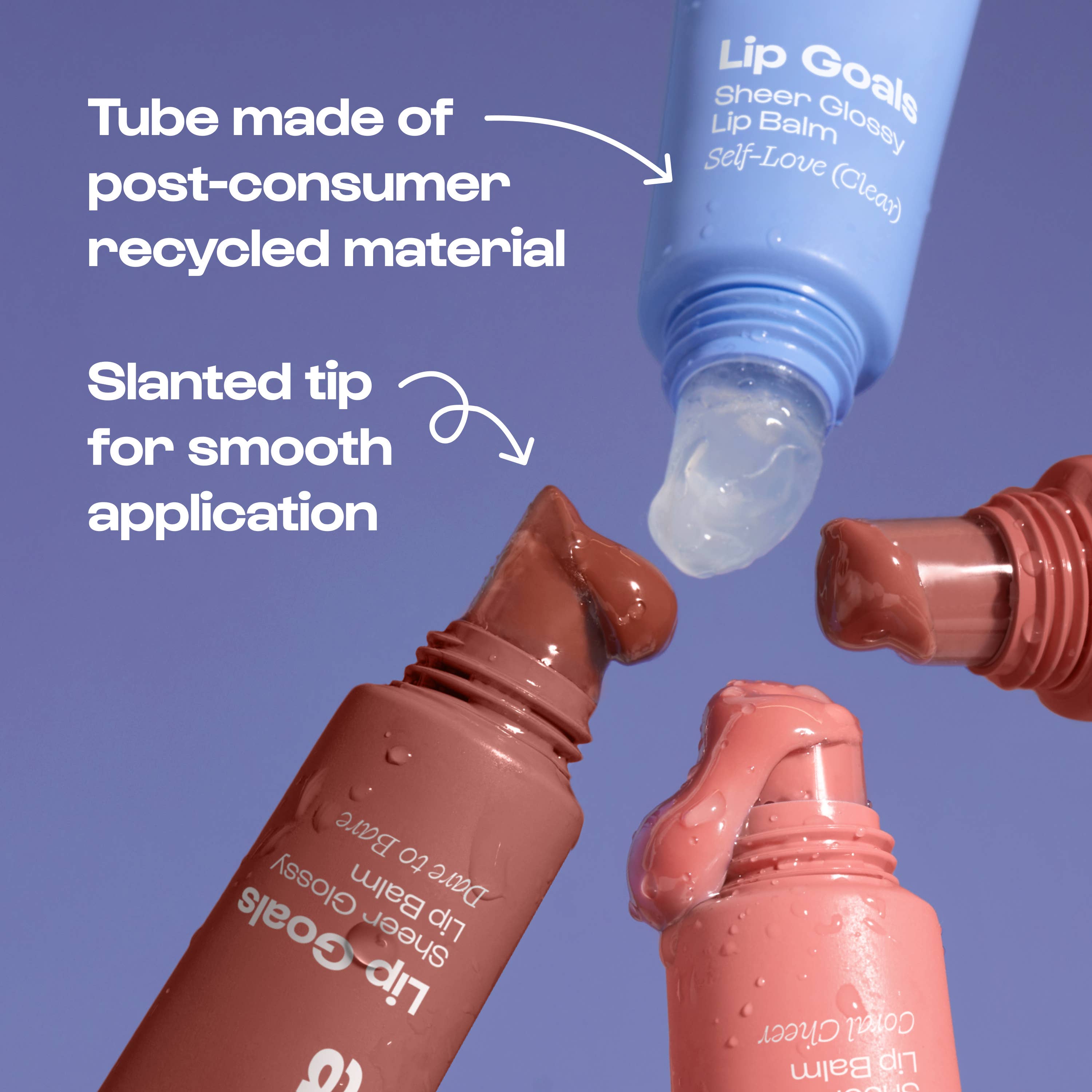 Rose &amp; Shine (Sheer Dusty Rose) Lip Goals Glossy Lip Balm: Rose &amp; Shine (Sheer dusty rose)