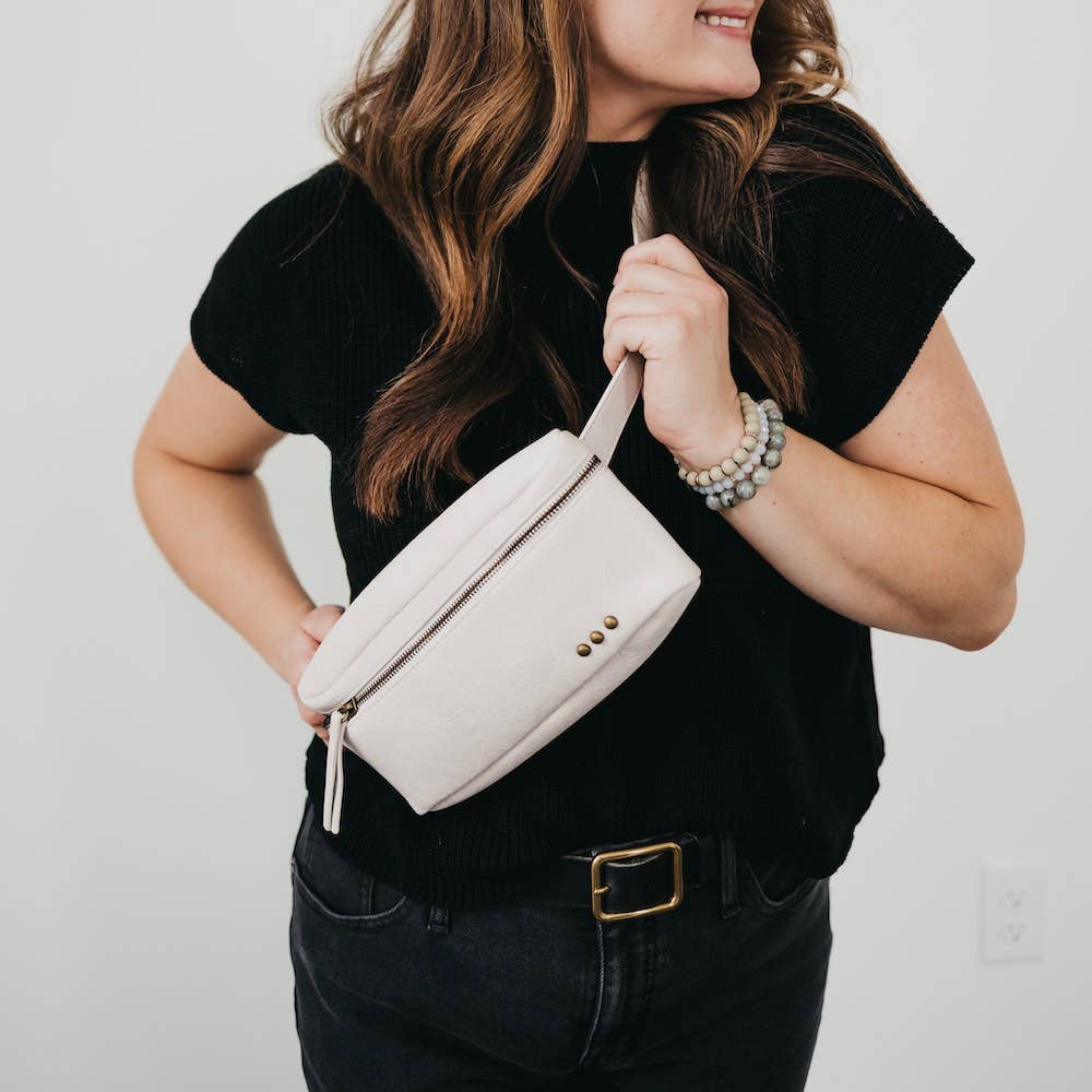 Whitley Waist Crossbody Bag in Black