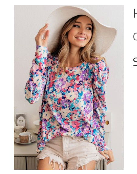 Spring Blooms Top