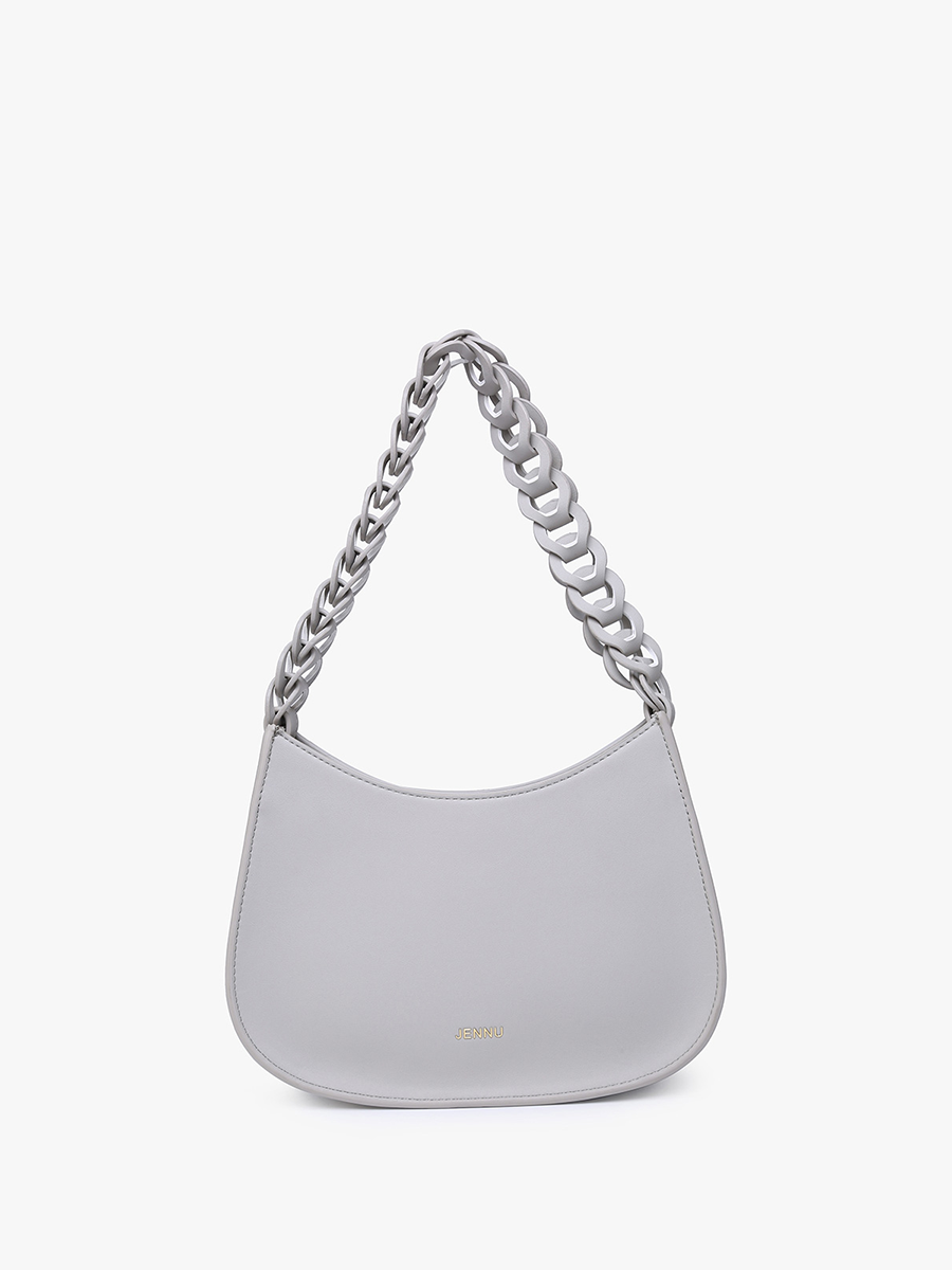 Petra Curved Chain Shoulder Bag