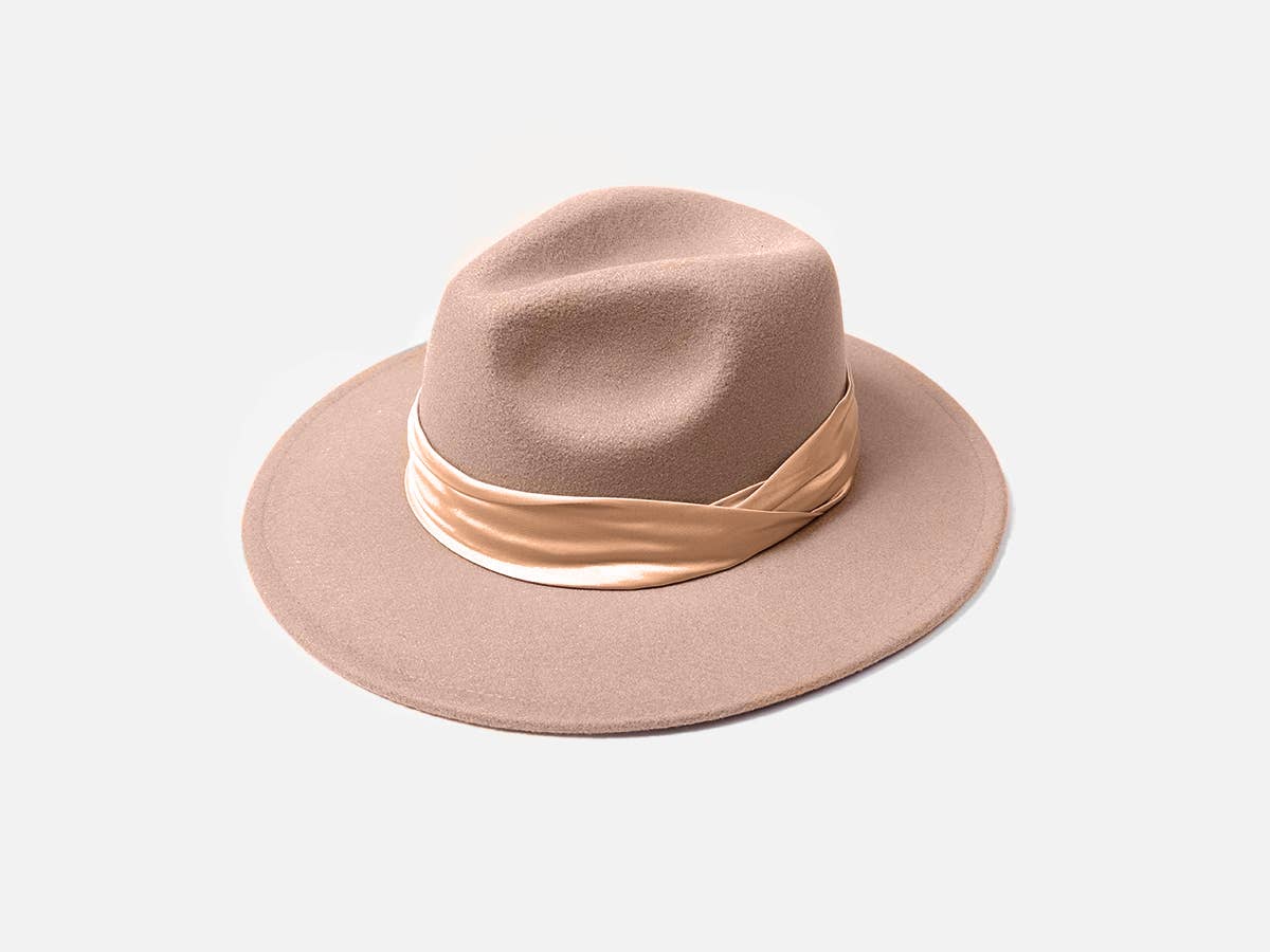 Tilly Fedora w/ Satin Band