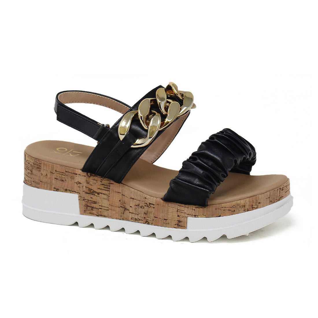 Better Day Open Toe Cork Platform Sandal