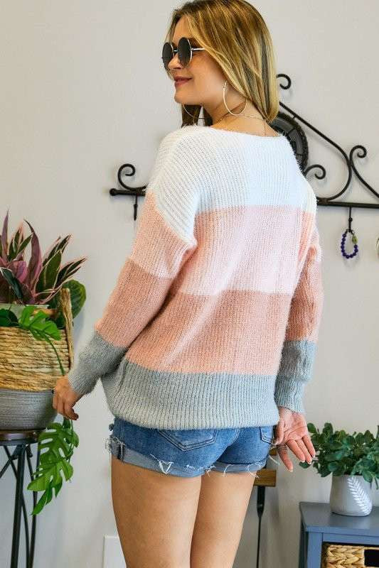 Stephanie Soft Stripe Sweater