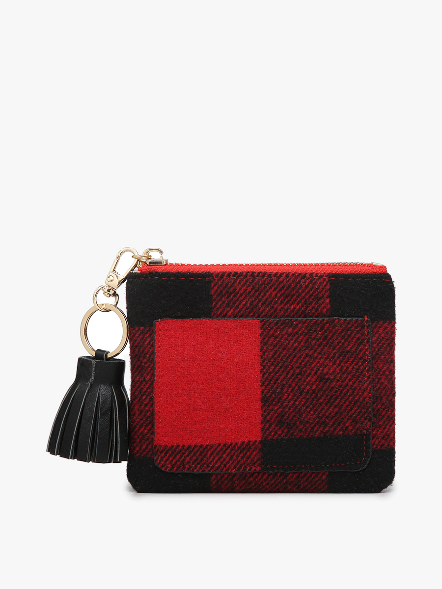 Lena Small Wallet - Plaid