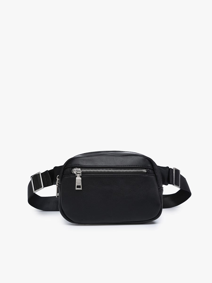 Ellet Black Waist Bag/Fanny Pack